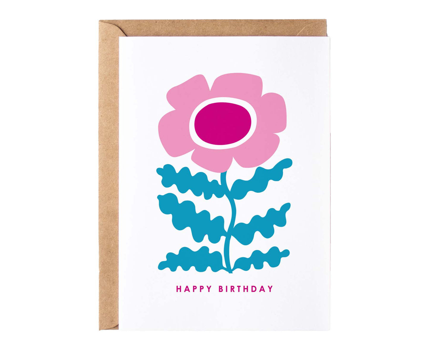 Poppy Floral Birthday Card