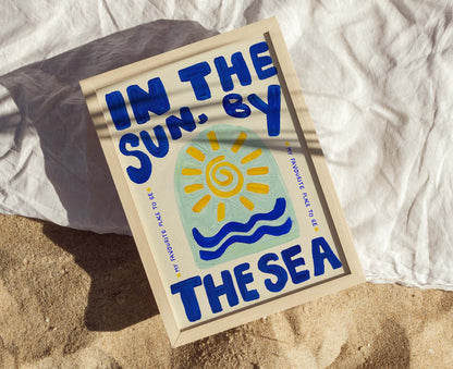 In The Sun By The Sea Print