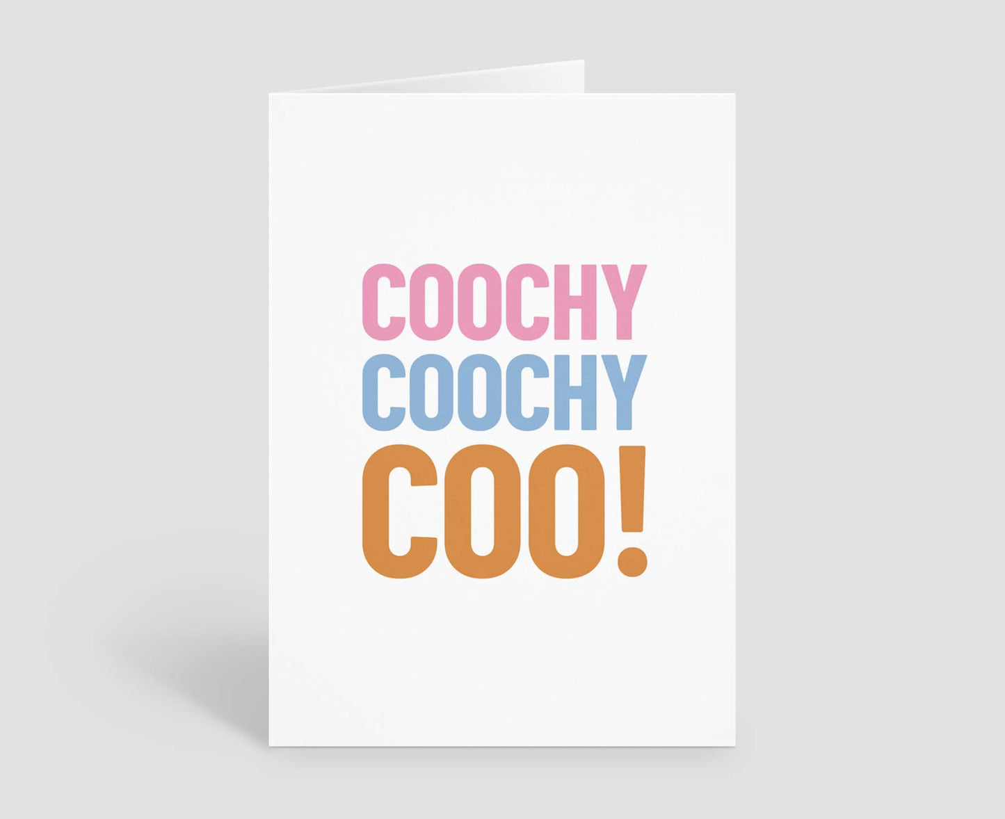 Coochy Coochy Coo! New Baby Card