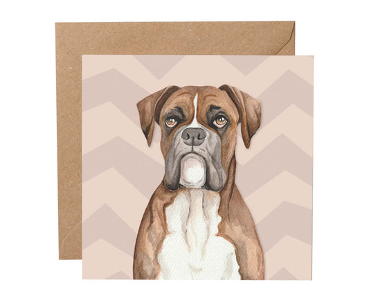 Bruce Boxer Dog Card
