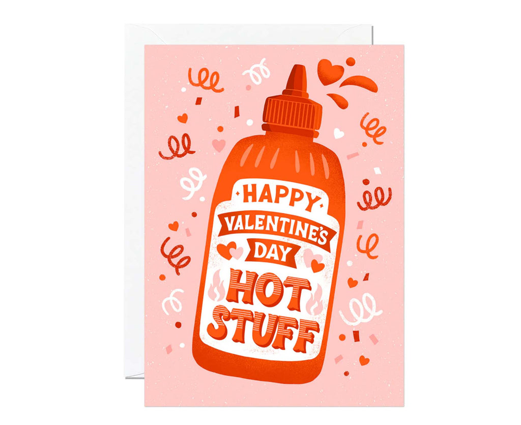 Happy Valentines Day Hot Stuff Valentines Card