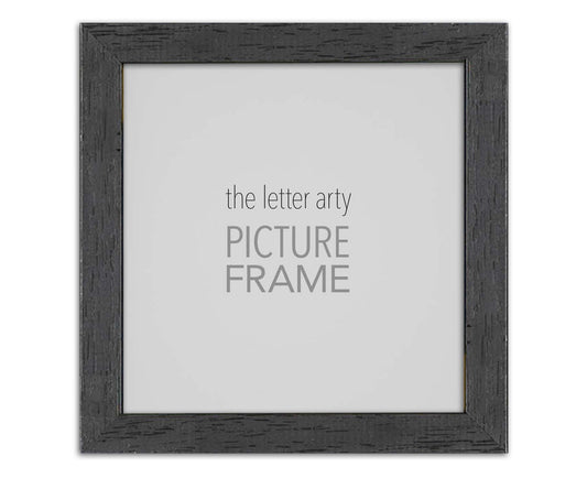 6 inch Square Black Wooden Frame for Cards