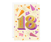 Gold Foiled 18th Birthday Card