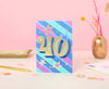 Gold Foiled 40th Birthday Card