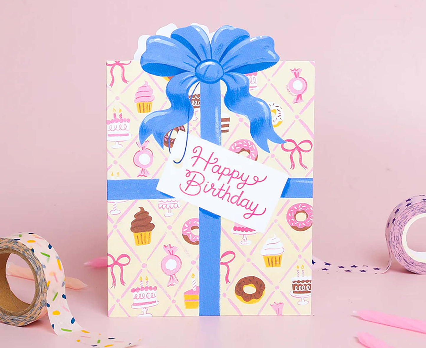 Birthday Present Cutout Birthday Card