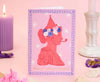 Divinely Fabulous Greek Goddess Gold Foiled Birthday Card
