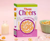 Three Cheers Cereal Spot Gloss Birthday Card