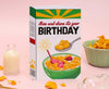 Rise and Shine Cereal Spot Gloss Birthday Card