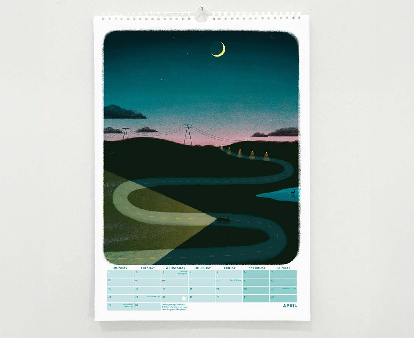 Calendar for Introverts 2025 Wall Calendar