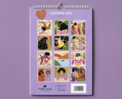 A Journey of Growth Illustrated 2024 Calendar