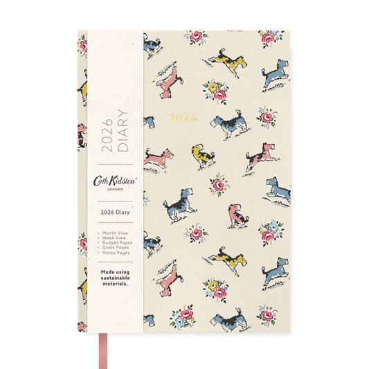 2026 Billie & Friends Dogs Cath Kidston A5 Diary