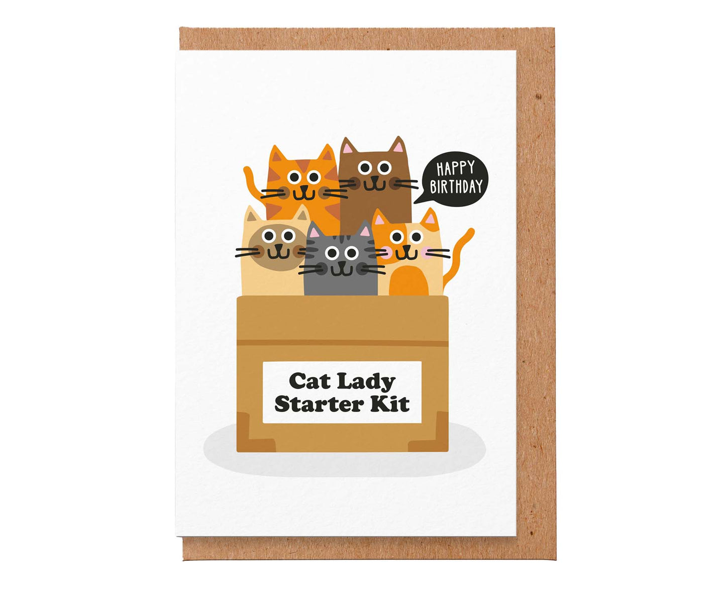 Cat Lady Starter Kit Birthday Card