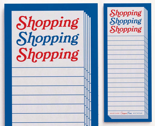 Shopping Shopping Shopping Notepad