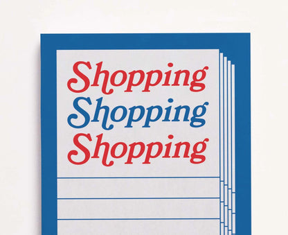 Shopping Shopping Shopping Notepad