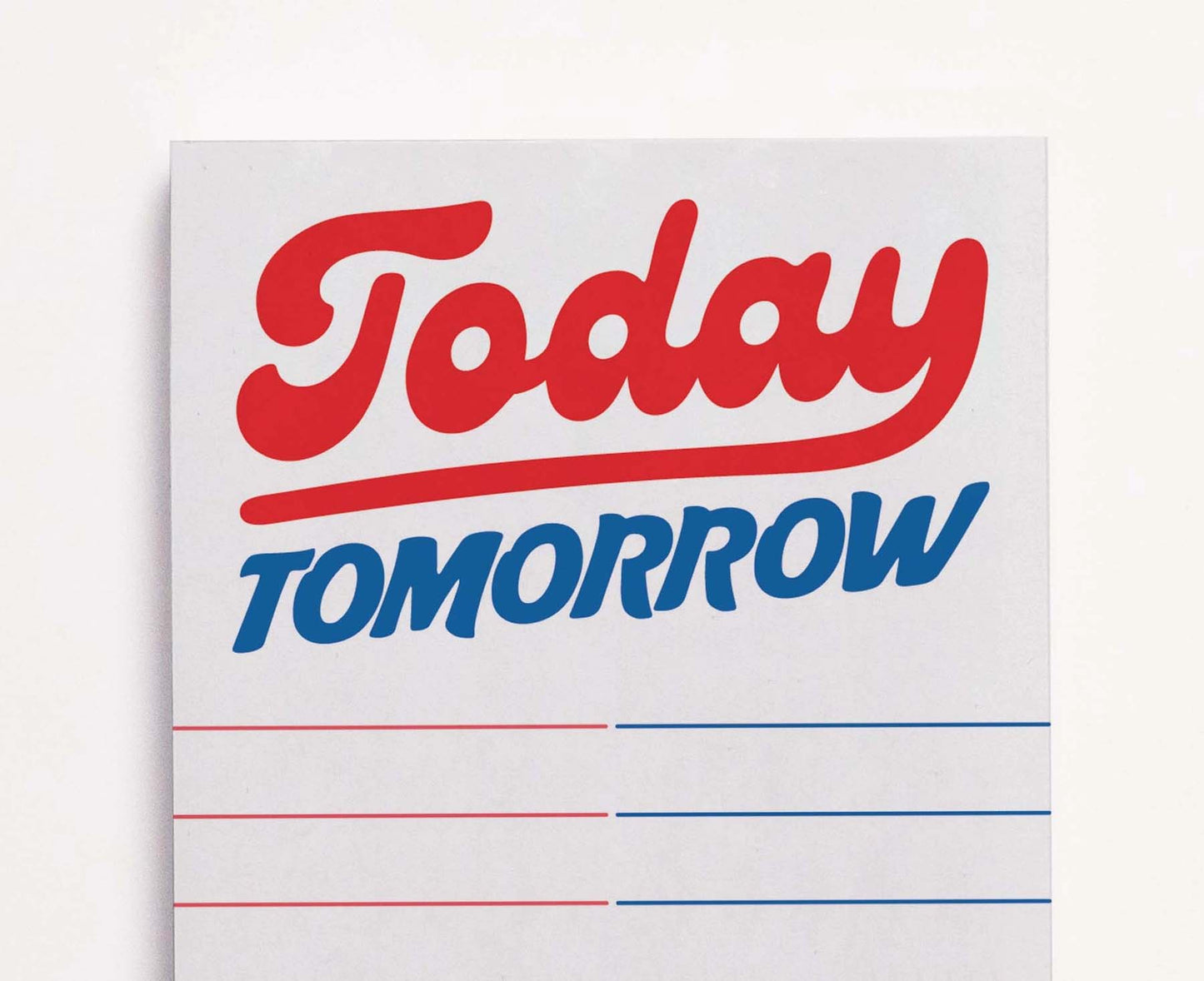 Today/Tomorrow Notepad