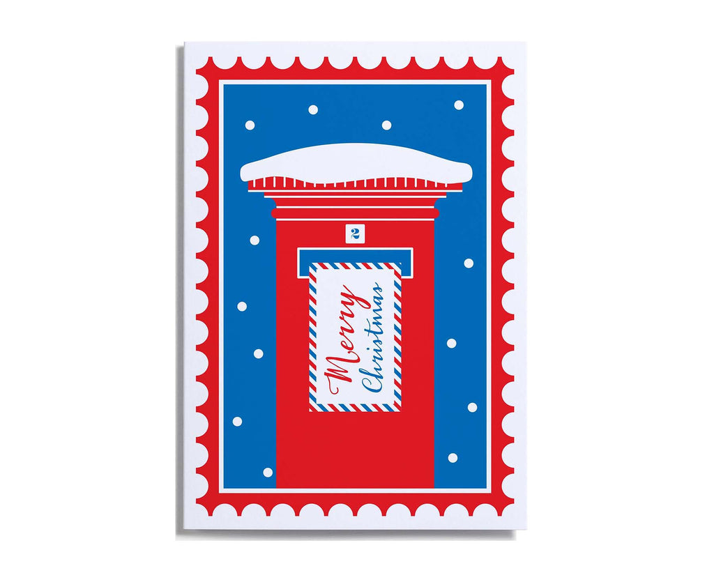 Merry Christmas Postbox Christmas Card