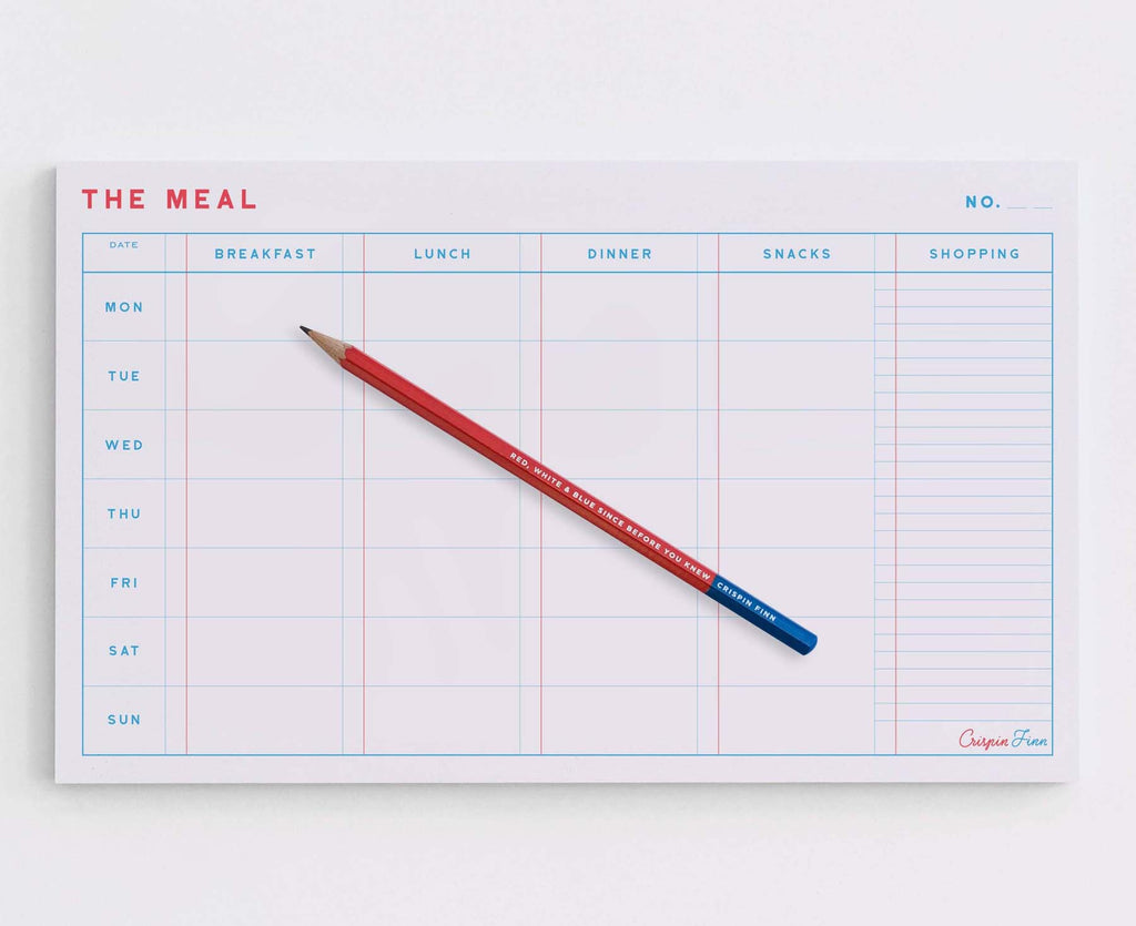 The Meal Desk Pad with Pencil