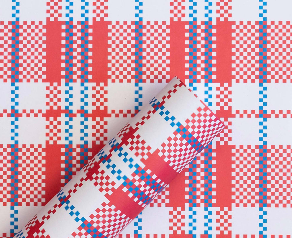 Red Shopper Wrapping Paper – The Letter Arty