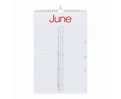 2026 Double Dates Wall Calendar
