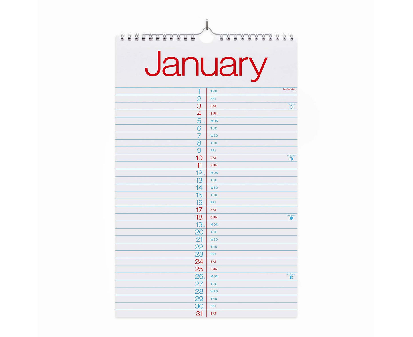 2026 Double Dates Wall Calendar
