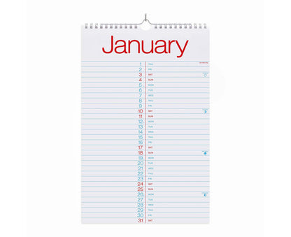 2026 Double Dates Wall Calendar