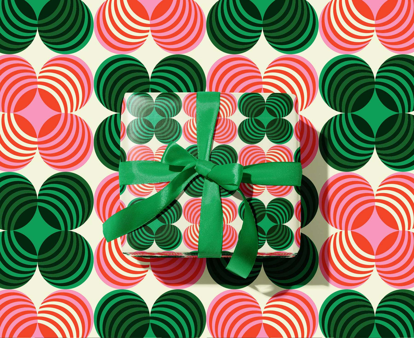 Fa-la-la Geometric Christmas Wrapping Paper