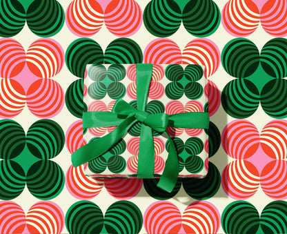 Fa-la-la Geometric Christmas Wrapping Paper