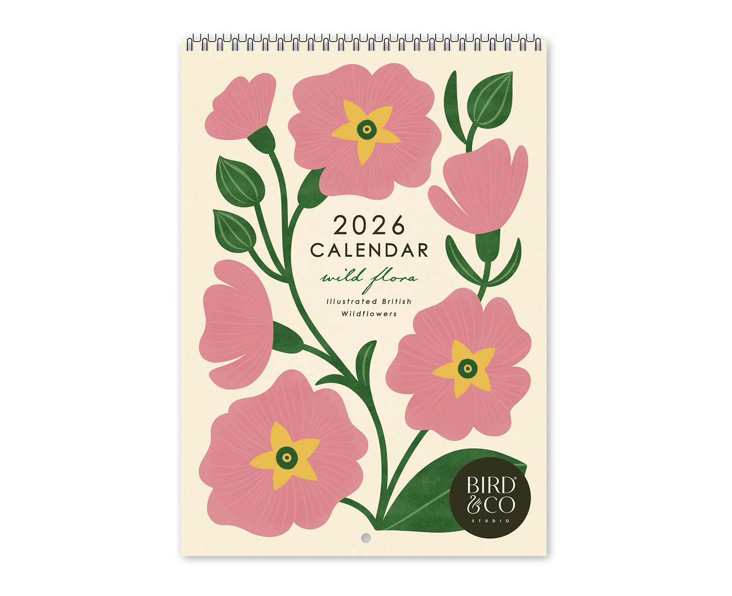 Wild Flora British Flowers Illustrated 2026 Calendar