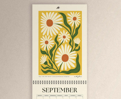 Wild Flora British Flowers Illustrated 2026 Calendar