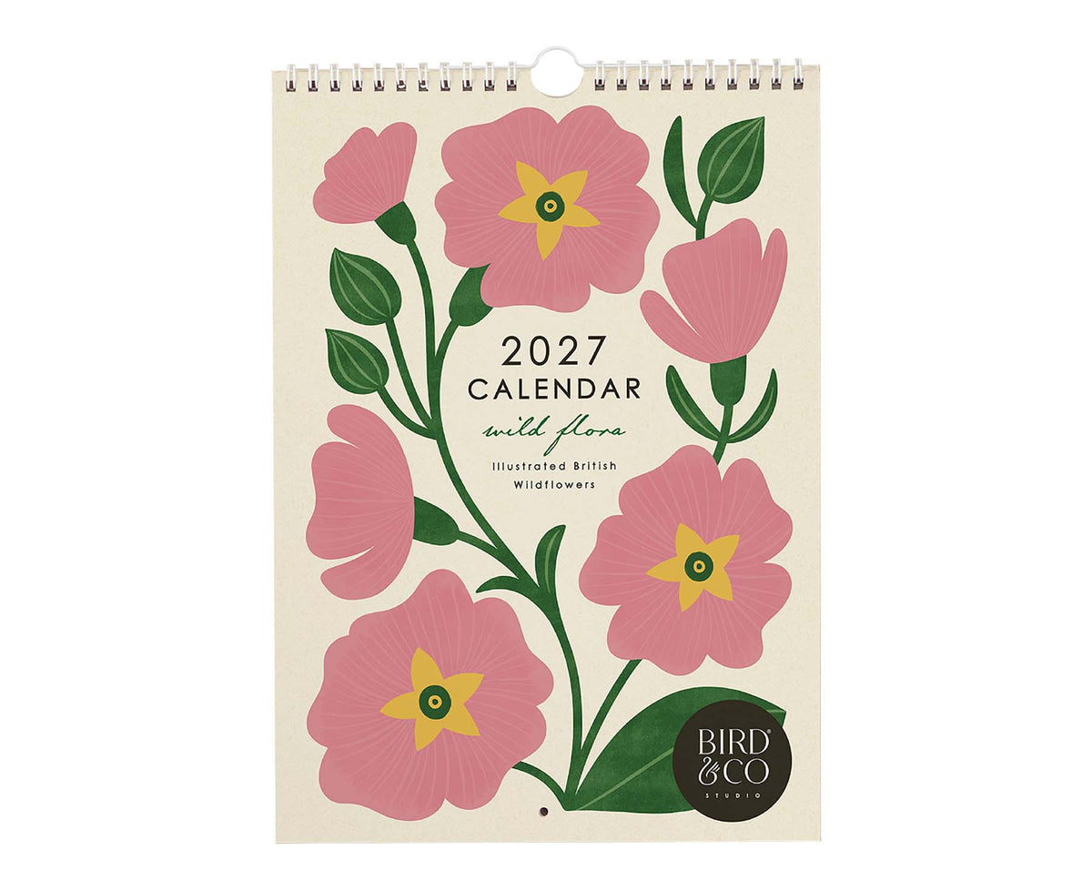 Wild Flora British Flowers Illustrated 2027 Calendar
