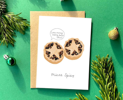 Mince Pies Funny Christmas Card