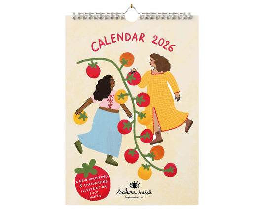 Uplifting & Encouraging Illustrated 2026 Calendar