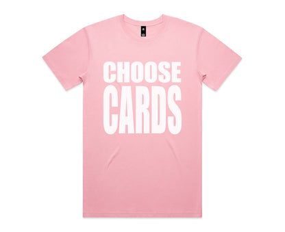 'Choose Cards' Screenprinted T-Shirt