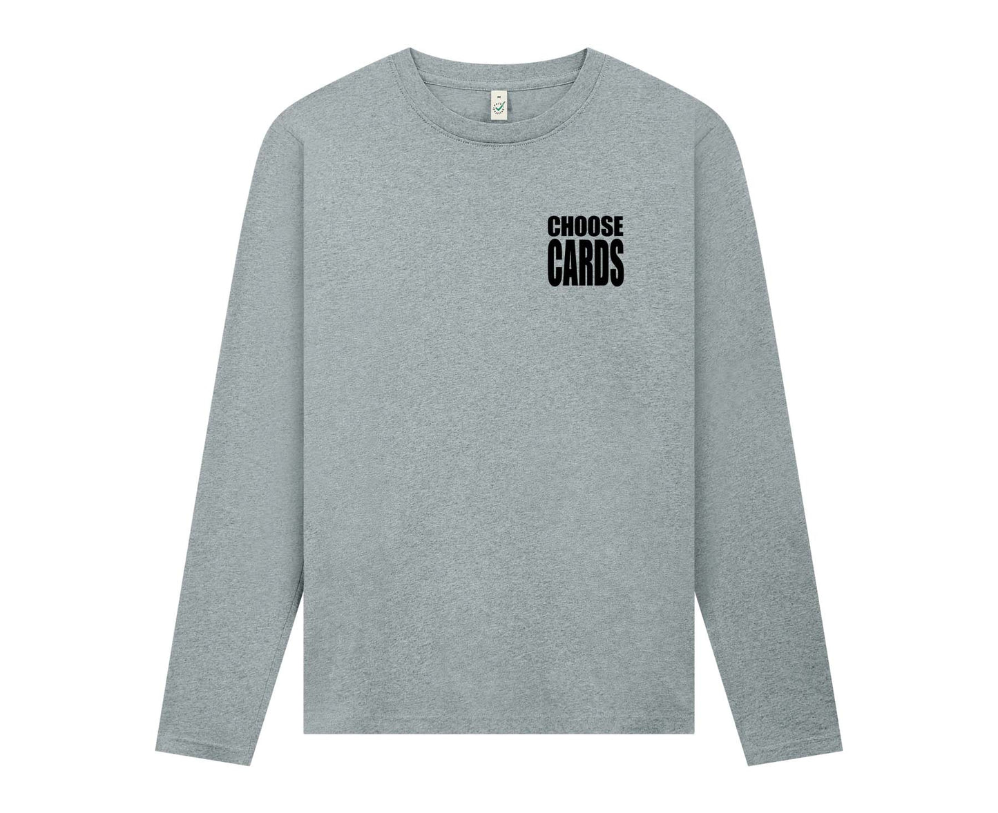 Choose Cards Long Sleeve Organic Cotton Logo T-Shirt [Pre-Order]