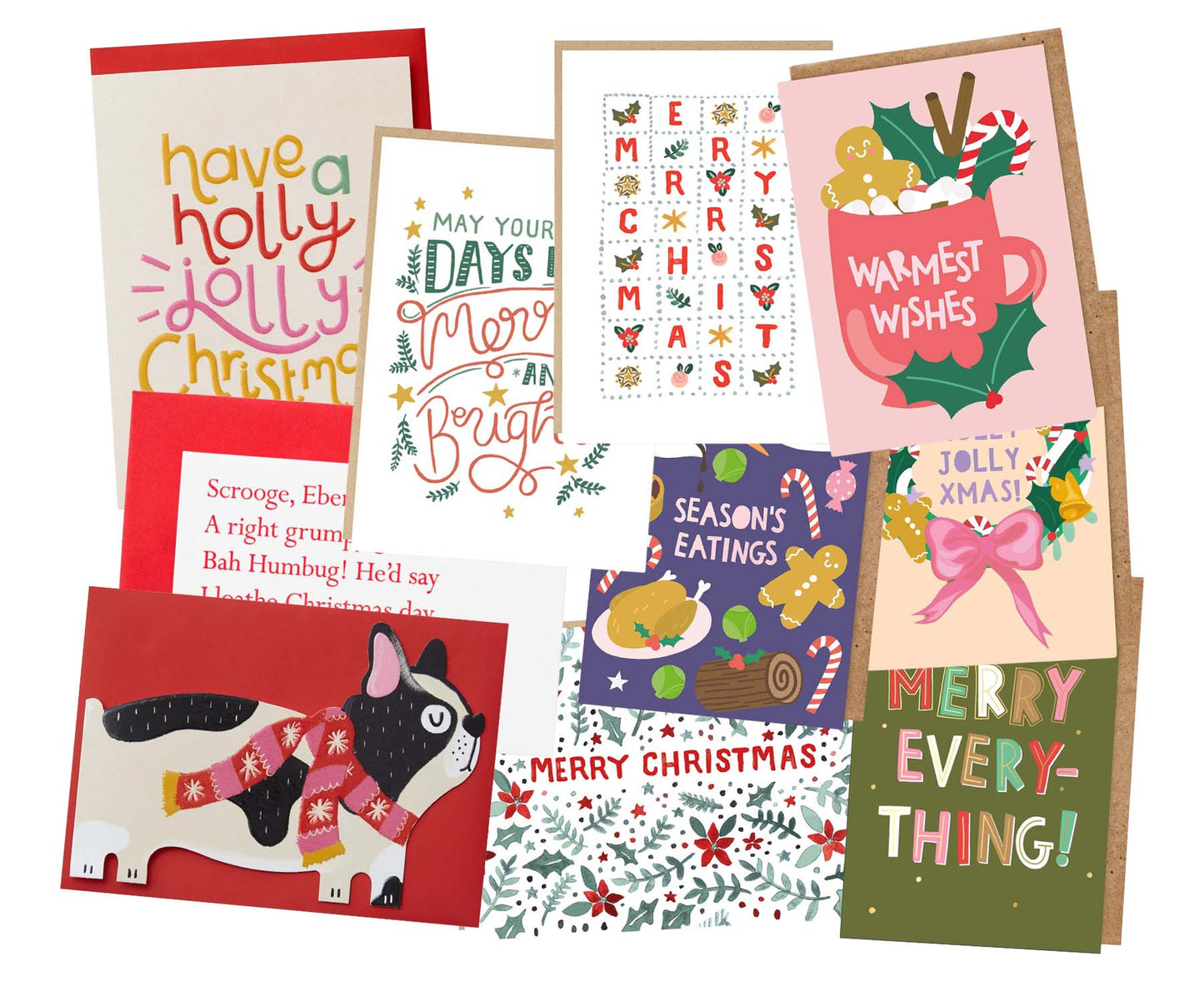 Ten Christmas Cards Clearance Bundle 10