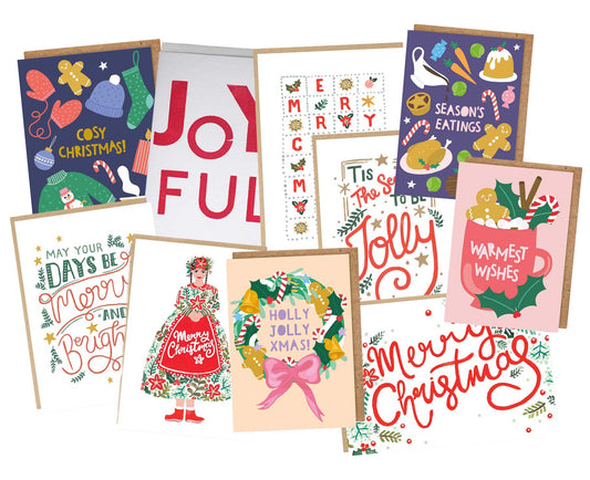 Ten Christmas Cards Clearance Bundle 6