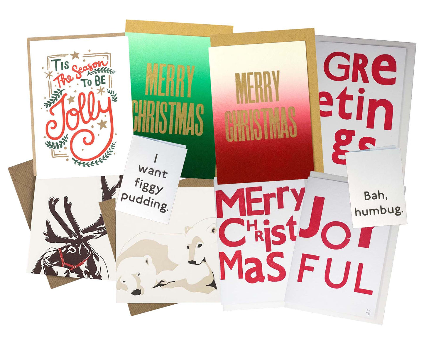 Ten Christmas Cards Clearance Bundle 9