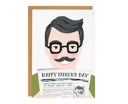 World's Best Dad Headline Father's Day Card