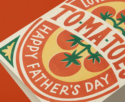 Tomatoes Vintage Seed Packet Father's Day Card