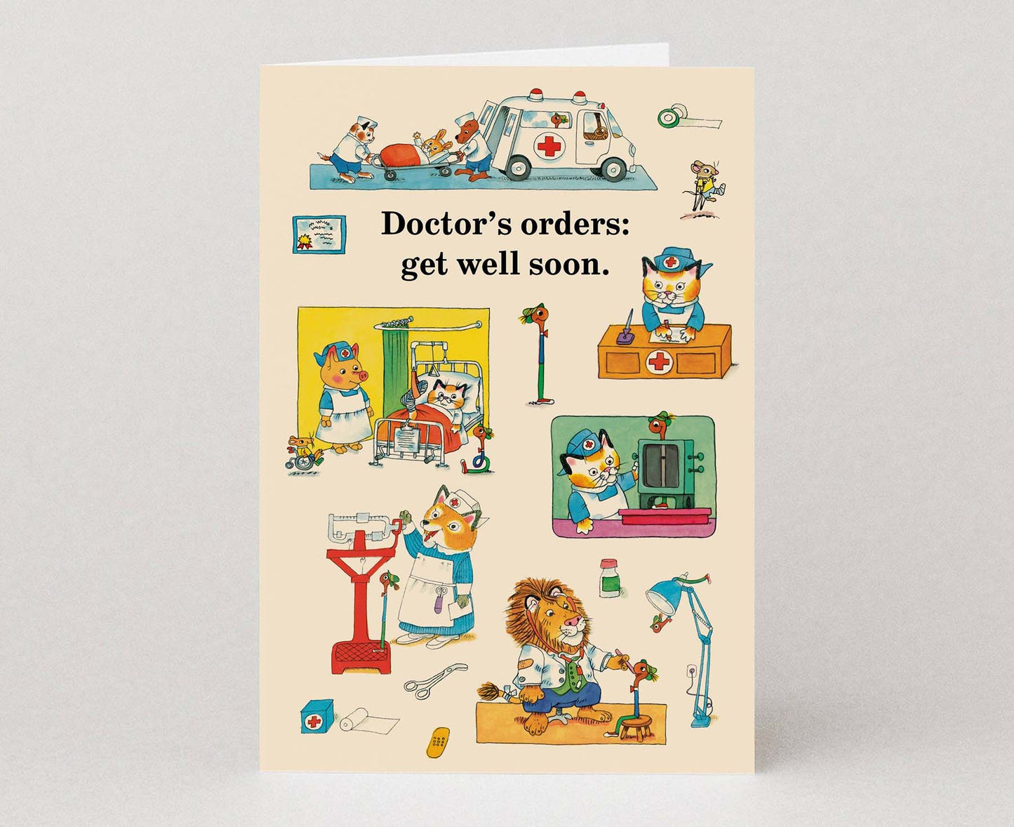 Doctors Orders Richard Scarry Get Well Soon Card