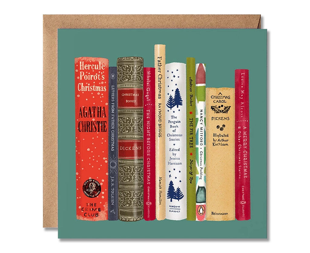 Christmas Fiction Books Illustrated Christmas Card