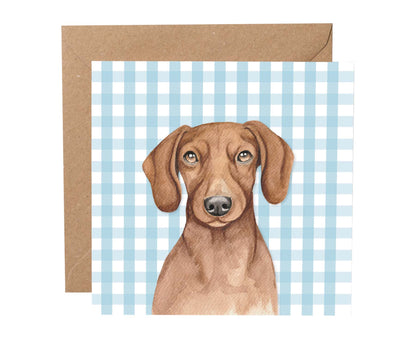 Dorothy Dachshund Dog Card