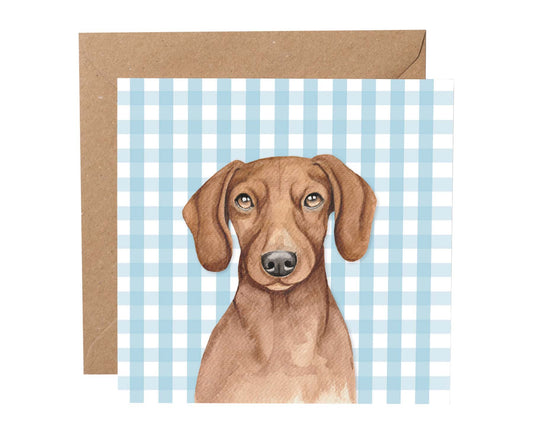 Dorothy Dachshund Dog Card
