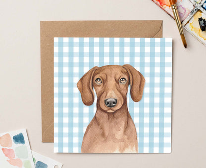 Dorothy Dachshund Dog Card