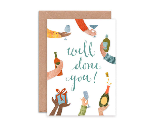 Well Done You Congratulations Card