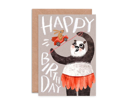 Pack of 6 Assorted Circus Animals Birthday Cards