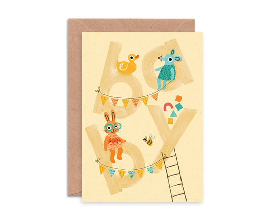Baby Letters New Baby Card