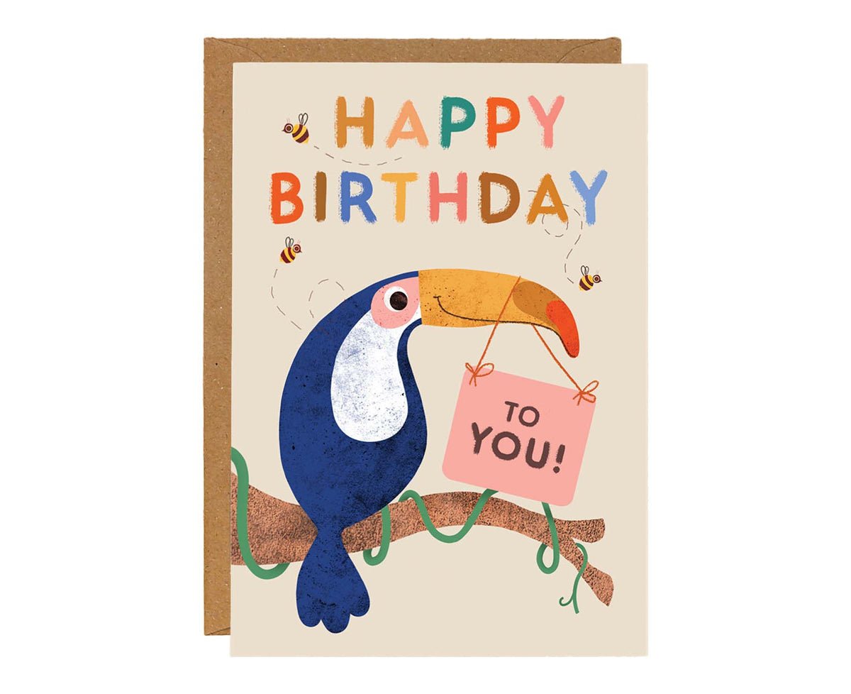 Pack of 6 Animal Menagerie Kids Birthday Cards