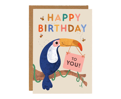 Pack of 6 Animal Menagerie Kids Birthday Cards