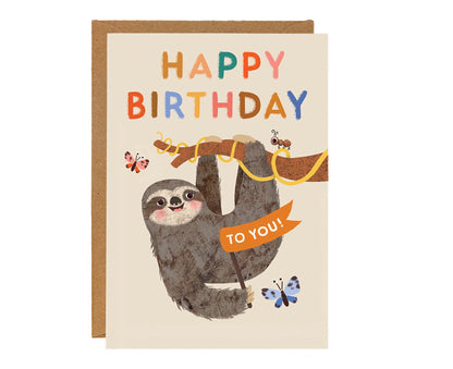 Pack of 6 Animal Menagerie Kids Birthday Cards